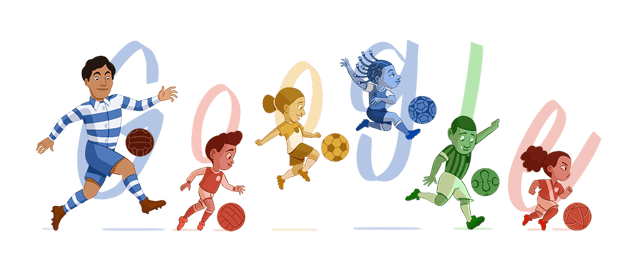 The Google Doodle celebrating Andrew Watson (Photo: Google Doodle/Selom Sunu)
