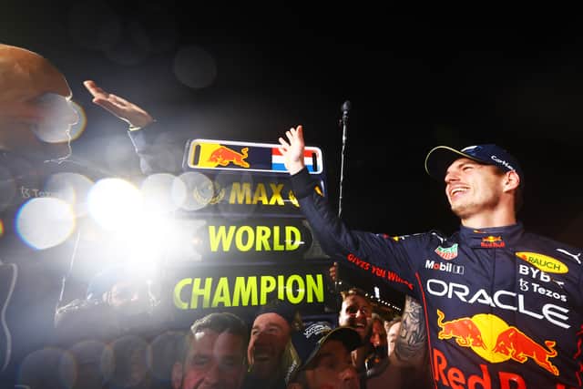 Verstappen celebrates winning 2022 drivers’ title in Japan