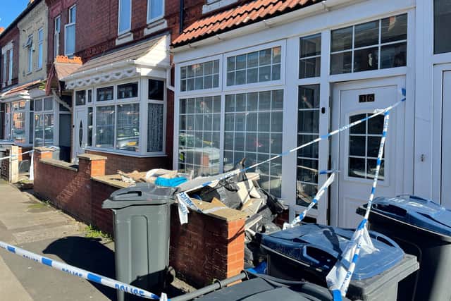The scene in Dovey Road in Sparkhill, Birmingham, after a 29-year-old man was arrested on suspicion of murder following the death of a newborn boy in Birmingham. Credit: PA