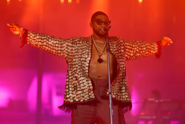 Usher performs on stage during Global Citizen Festival 2022: Accra on September 24, 2022 in Accra, Ghana. (Photo by Jemal Countess/Getty Images for Global Citizen)