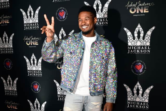 Recording artist Usher attends the Michael Jackson diamond birthday celebration at Mandalay Bay Resort and Casino on August 29, 2018 in Las Vegas, Nevada.  (Photo by David Becker/Getty Images)