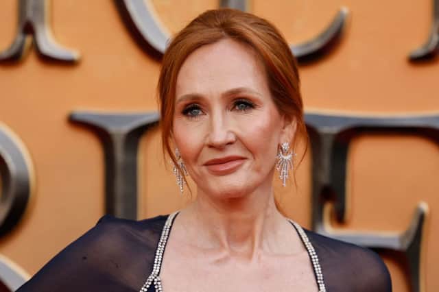 JK Rowling hit out at ‘bearded men’ who seek ‘to define what a woman is’ (image: AFP/Getty Images)