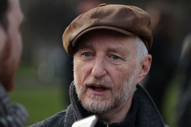 Billy Bragg sought to defend Graham Norton from attacks by JK Rowling supporters (image: AFP/Getty Images)