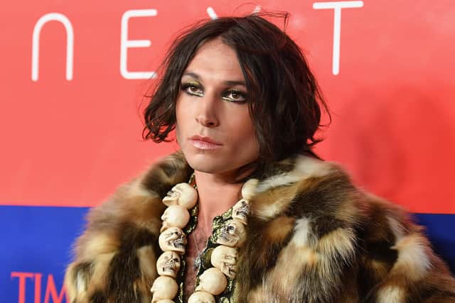 Ezra Miller attended the First Annual "Time 100 Next" gala at New York’s Pier 17 in 2019. (Photo by ANGELA WEISS/AFP via Getty Images)