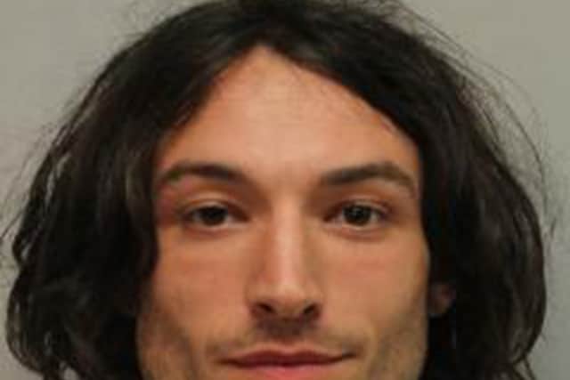 An image provided by Hawaii Police Department when Ezra Miller was arrested for disorderly conduct and harassment in March, 2022. (Photo by HawaiÊ»i Police Department via Getty Images)