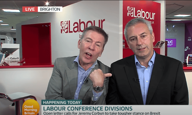 Andrew Pierce (left) and Kevin Maguire on GMB