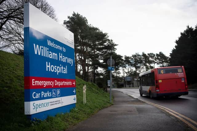The review examined the circumstances of maternity deaths at both the Queen Elizabeth the Queen Mother Hospital (QEQM) and the William Harvey (Photo: Ben Stansall/AFP via Getty Images)