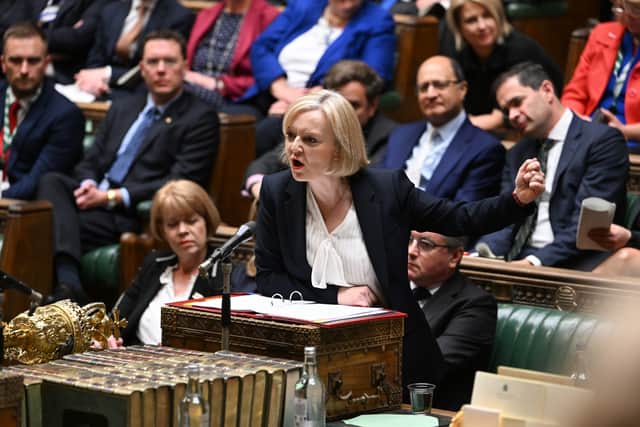 Liz Truss’s premiership is hanging by a thread after a chaotic day in the Commons (Photo: PA)