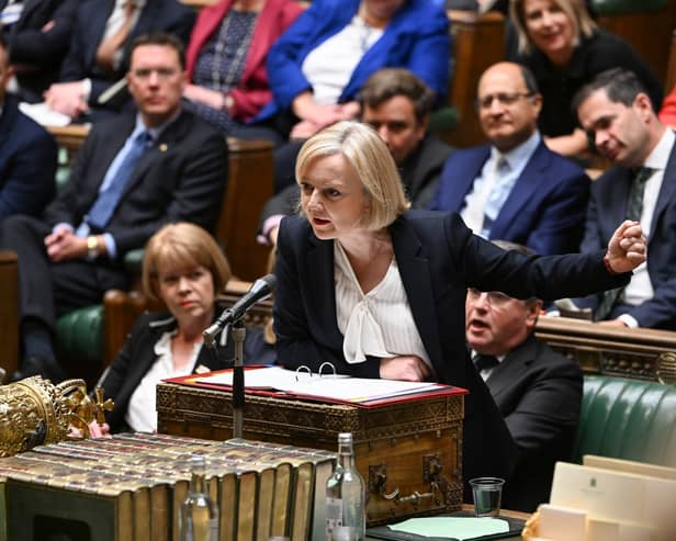 Liz Truss’ government is in fresh peril after a vote on fracking erupted into chaos. Credit: PA