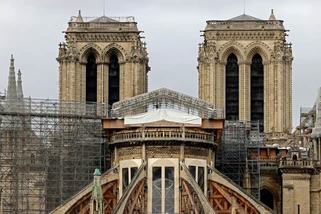 Extensive renovation work is being carried out on the cathedral