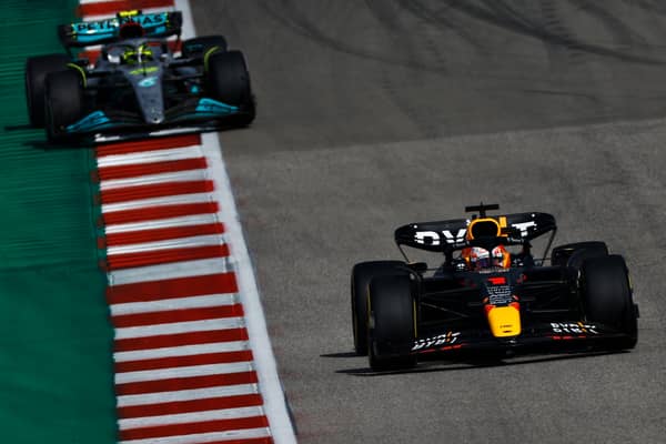 Max Verstappen passed Lewis Hamilton in the latter stages at the 2022 Circuit of the Americas to claim his 13th win of the season and to win the constructor’s championship for Red Bull Racing
