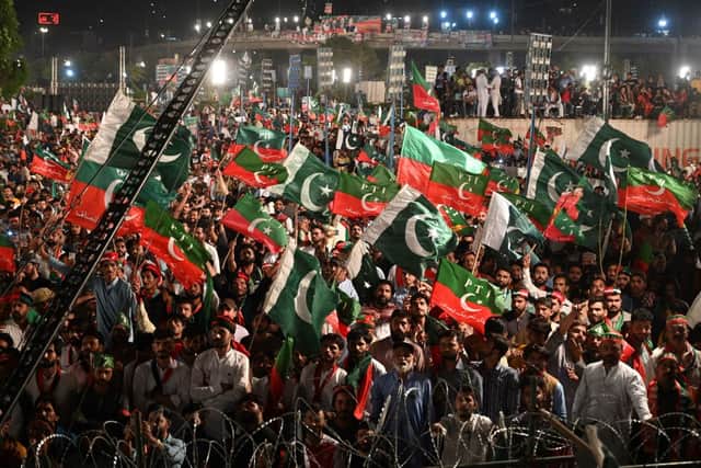 Pakistan has seen a wave of protests since former Prime Minister Imran Kahn was ousted in April (image: AFP/Getty Images)