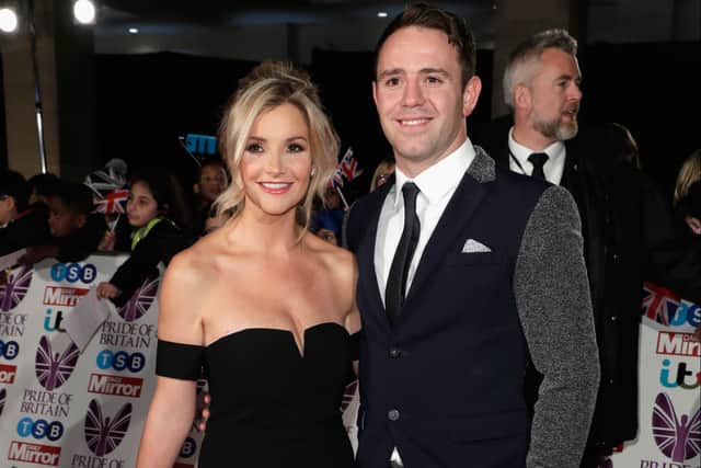 Helen Skelton and Richie Myler attend the Pride Of Britain Awards at Grosvenor House, on October 30, 2017 in London, England.  (Photo by John Phillips/Getty Images)