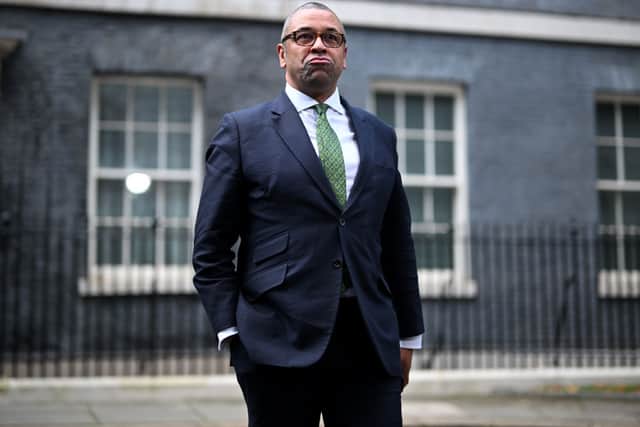 Foreign Secretary James Cleverly MP leaves Number 10 in Downing Street as new Prime Minister Rishi Sunak begins cabinet reshuffle. Credit: Getty Images