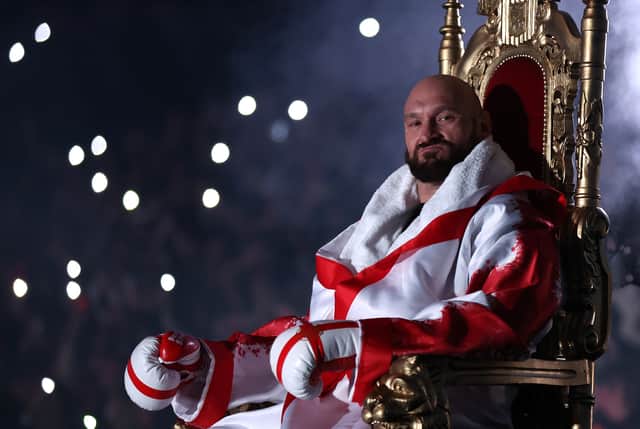 Tyson Fury is unbeaten in 33 fights as a professional boxer (getty images)
