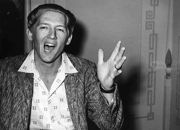 Jerry Lee Lewis in London whilst on tour in 1958 (Photo: Evening Standard/Getty Images)