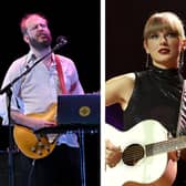 Fans were ecstatic to see star guest Taylor Swift join American band Bon Iver live on stage in London (Getty Images)