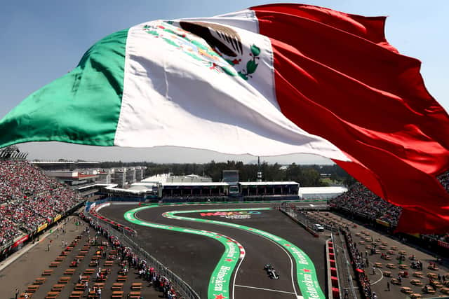 Mexican Grand Prix track in 2017