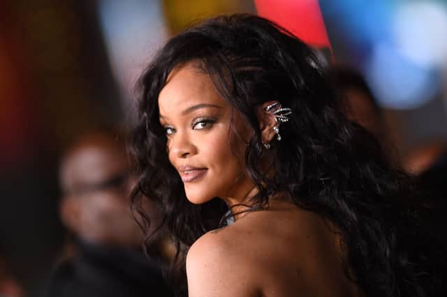 Rihanna arrives for the world premiere of Marvel Studios' "Black Panther: Wakanda Forever" at the Dolby Theatre in Hollywood, California, on October 26, 2022