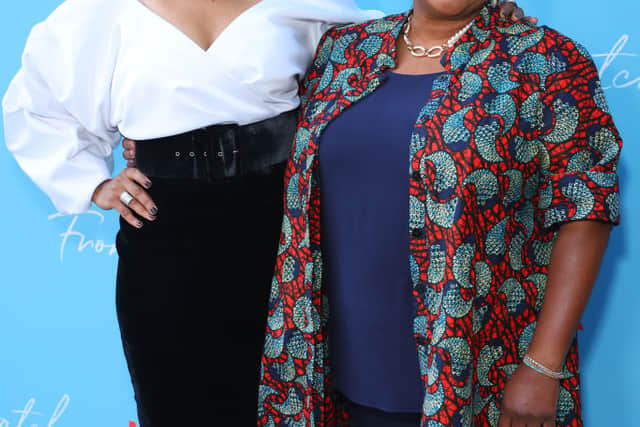 (L-R) Tembi Locke and Attica Locke attend Netflix’s “From Scratch” Special Screening at Netflix Tudum Theater on October 17, 2022 in Los Angeles, California. (Photo by Leon Bennett/Getty Images for Netflix)