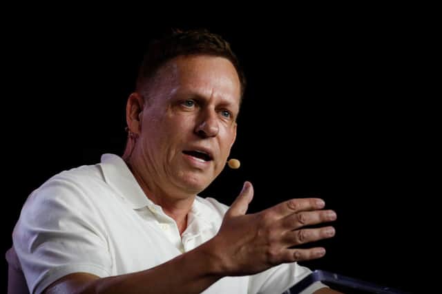 Elon Musk and controversial businessman Peter Thiel set up PayPal together (image: Getty Images)