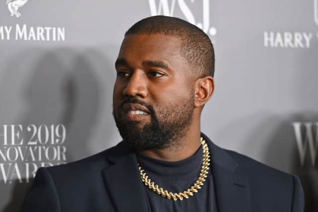 Kanye West made a series of public antisemitic comments in October (image: AFP/Getty Images)