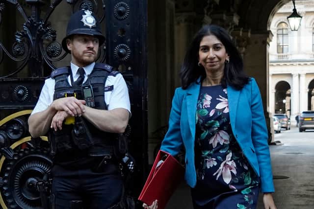 Questions have been raised about whether security services can trust Suella Braverman (image: AFP/Getty Images)