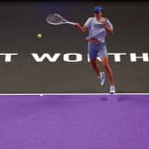 Iga Swiatek practices ahead of WTA Finals