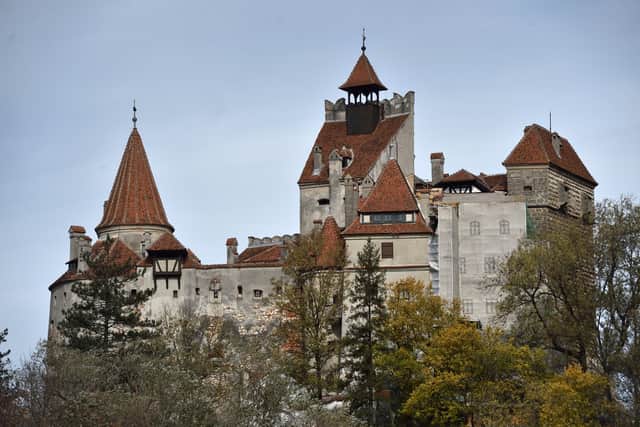 An exterior view of the Bran Castle is pictured in Bran, Romania (Pic: AFP via Getty Images)