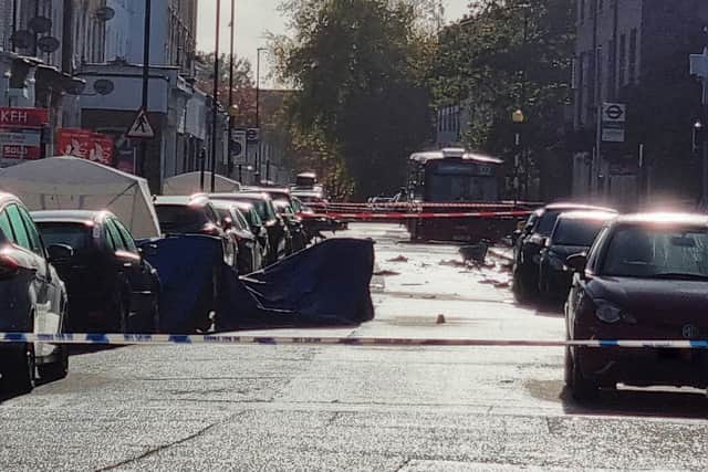 Several streets in Brixton, Lambeth, have been cordoned off. Photo: LondonWorld