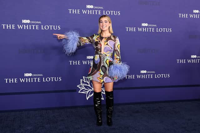 Haley Lu Richardson attends the Los Angeles Season 2 Premiere of HBO Original Series “The White Lotus” (Pic: Getty Images)