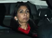 Suella Bravermna was forced to break her silence on a number of matters, after being criticised for sensitive email security breaches and her handling of migrant Channel crossings. (Credit: Getty Images 