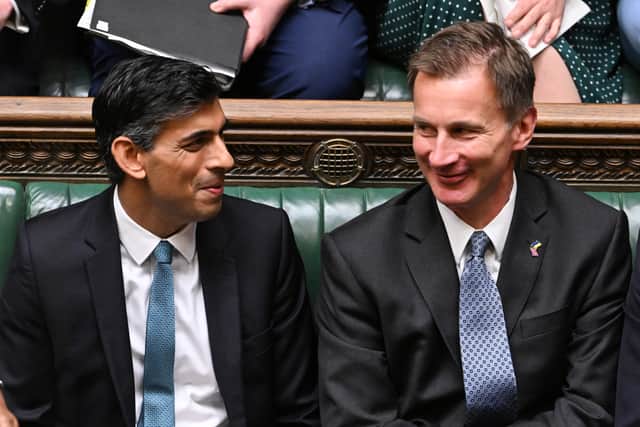 Rishi Sunak and Jeremy Hunt met on Monday to discuss options for the financial statement on 17 November (Photo: PA)