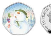 The Royal Mint has released The Snowman and the Snowdog, showing both sides of the 2022 UK 50 pence silver proof coin