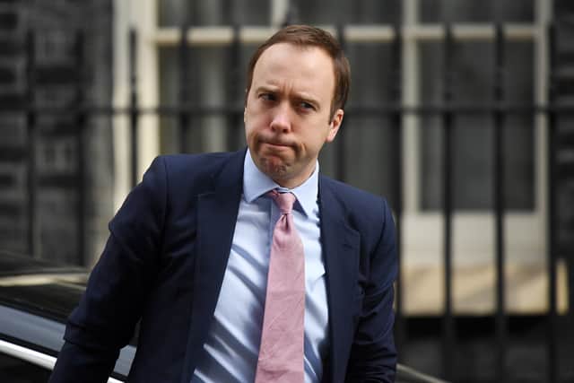 Matt Hancock is the latest MP to have the party whip suspended. (Credit: Getty Images)