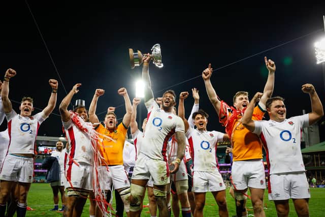 Courtney Lawes led England to a 2-1 victory over Australia