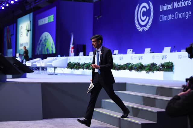<p>Rishi Sunak will attend COP27 after all (AFP via Getty Images)</p>