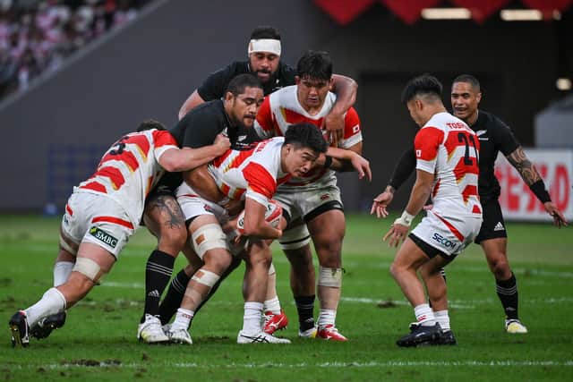 The All Blacks nearly suffered embarrassment in Japan