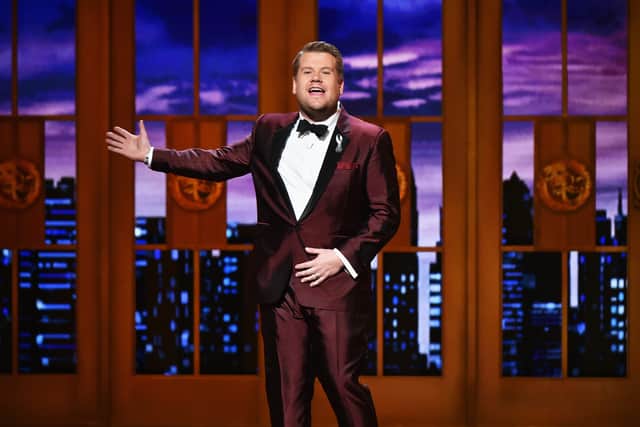 Host James Corden speaks onstage during the 70th Annual Tony Awards at The Beacon Theatre on June 12, 2016 in New York City.  (Photo by Theo Wargo/Getty Images for Tony Awards Productions)