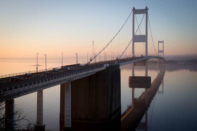 The busy Severn Bridge has been closed amid high winds and a yellow Met Office warning. (Credit: Getty Images)