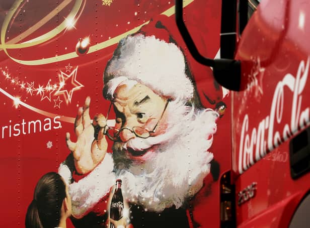 <p>The Coca-Cola Christmas trucks in Brussels, Belgium (Pic: Getty Images)</p>
