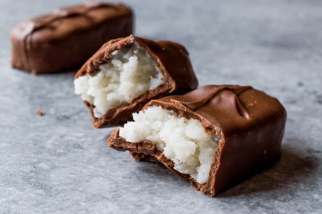 <p>Bounty bars - you either love em or hate em</p>