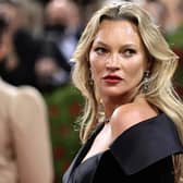 Kate Moss looking glamorous at The 2022 Met Gala.  (Photo by Jamie McCarthy/Getty Images)
