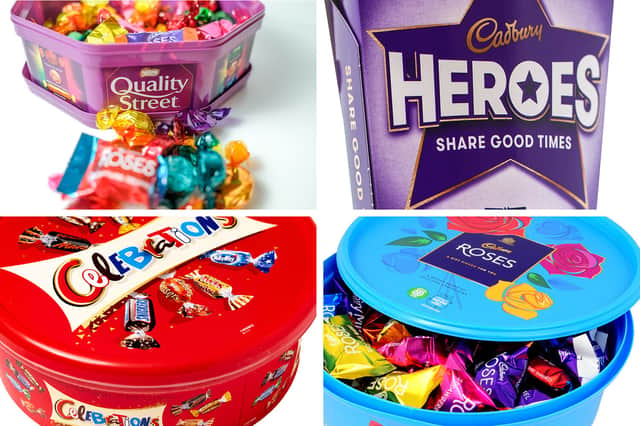 These are the ten Christmas chocolates the nation misses the most from Heroes, Roses, Celebrations and Quality Street sharing tubs.