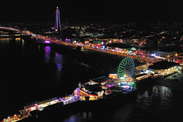 The Blackpool Illuminations will receive funding for the first time.