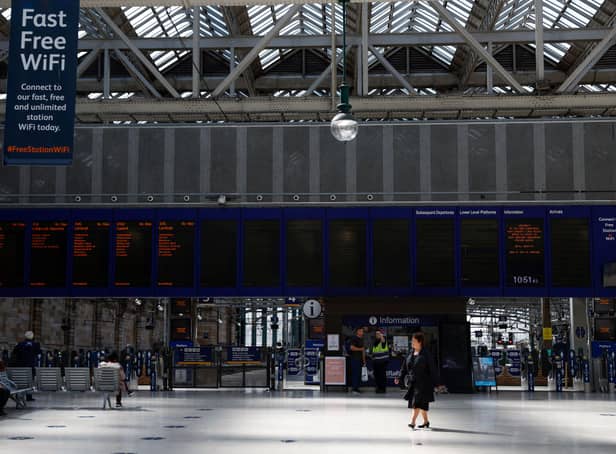 <p>Rail passengers are being warned to check whether trains are running on Monday (Photo: Getty Images)</p>