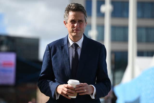 Gavin Williamson attends the opening day of the annual Conservative Party Conference in Birmingham in October 2022 (Photo: OLI SCARFF/AFP via Getty Images)