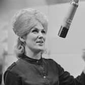 English singer and record producer Dusty Springfield (1939 - 1999) recording her first solo single 'I Only Want to Be with You' at Olympic Studios, London, UK, 22nd October 1963. (Photo by Mike McKeown/Daily Express/Hulton Archive/Getty Images)