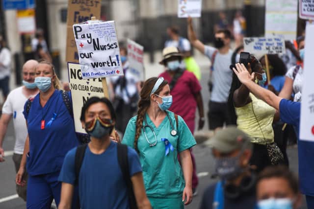 More than 300,000 members of the nursing union were urged to vote in favour of strike action (Photo: Getty Images)