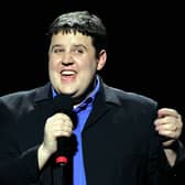 Comedian Peter Kay performs on stage at the “Teenage Cancer Trust Comedy Night”, 2005, London. (Photo by Jo Hale/Getty Images) 